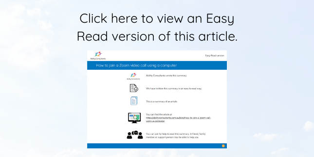 Article how to join a zoom video call using computer easy read